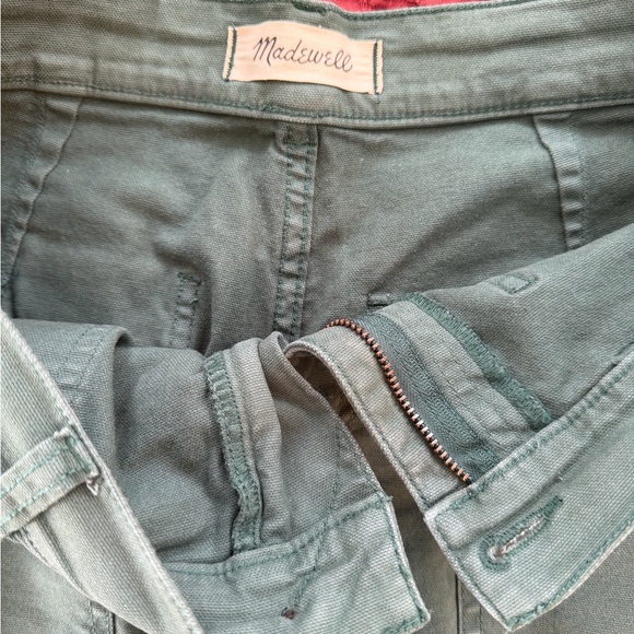 Madewell Dark Green Straight Leg Jeans - Picture 7 of 7